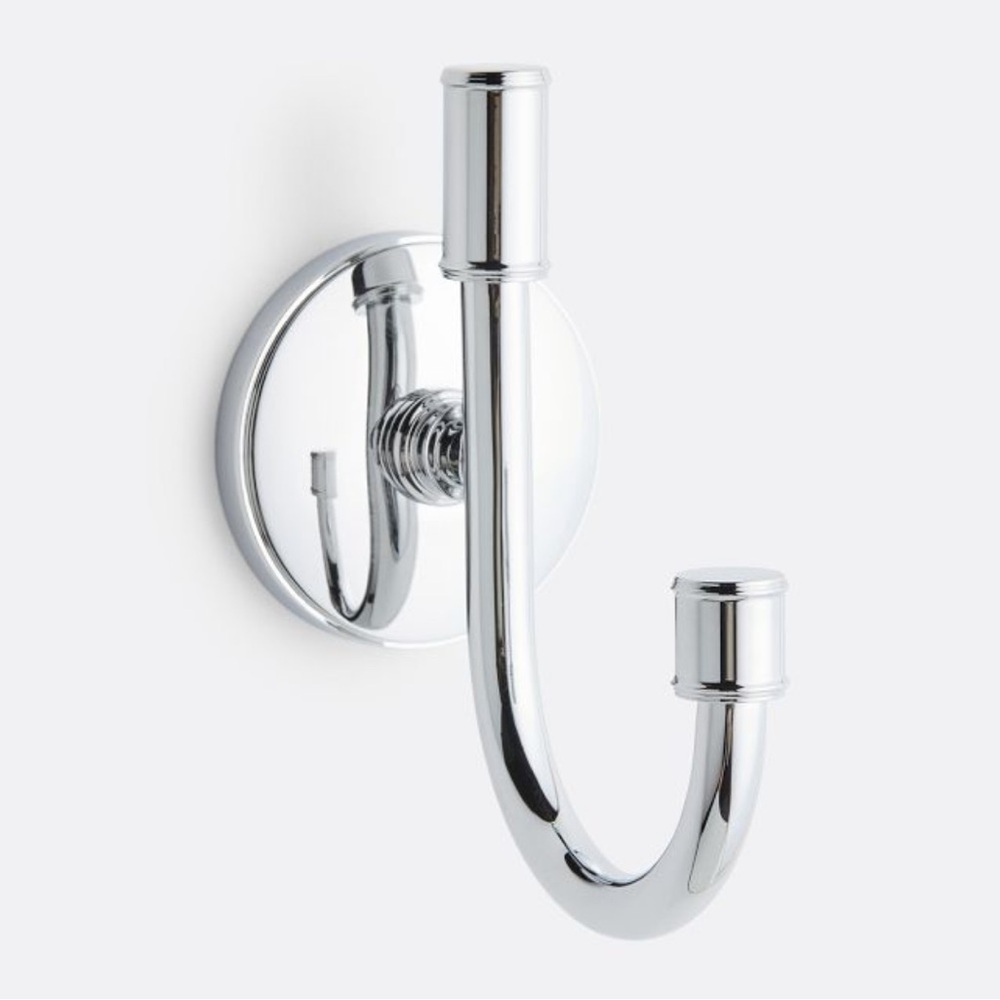 Rejuvenation Ladd Single Hook 4-1/2” Polished Chrome #2